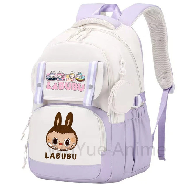 Cute Printed Backpack Teenager Student Girl Boy Knapsack Large Capacity Waterproof Casual Bag Coin Purse Women Laptop Travel Bag