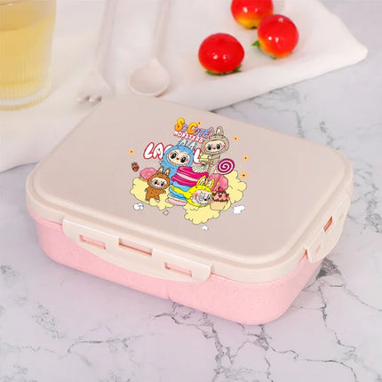 Lunch Bag Cartoon Crystal Sticker Warming Box Portable Outdoor Picnic Food Storage Bags Large Capacity Bento Boxs Gifts