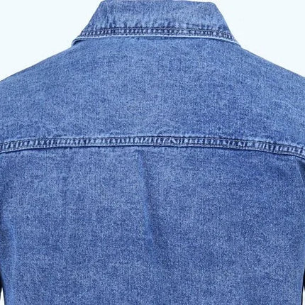 Male Jean Coats Blue Button Men's Denim Jacket Autumn Cheap Price Stylish New in Y2k One Piece of Fabric Low Cost Cowgirl Size L