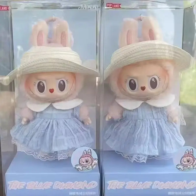 Labubu Mokoko Sweetheart Doll Pendant  Kawaii Creative Ornament Christmas Gift Children Toys Labubu Replica Mystery Box