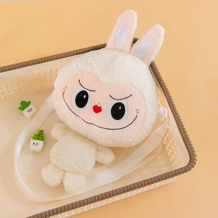 2025 New Cartoon bag Cute Plush Bunny Avatar Crossbody Creative Cartoon Shoulder Hand Fashion Bag Coin Purse Plush Bag