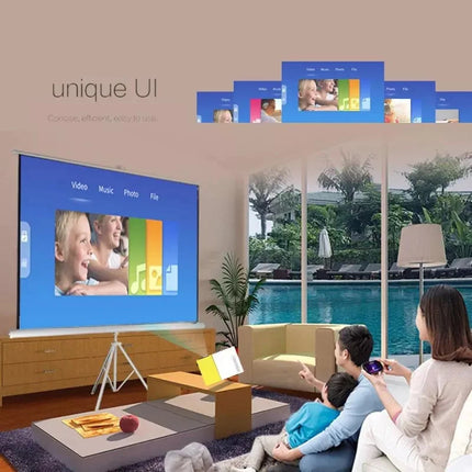 Home Theater YG300 Mini Projector Support 1080P Decoding Built-in Audio LED Projector for Smartphone Notebook 3D Glasses As Gift
