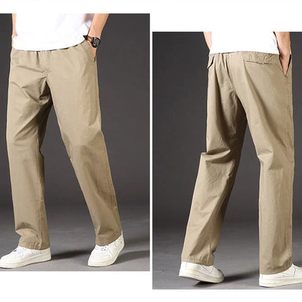 Men's Cargo Pants Summer Spring Cotton Work Wear New In Large Size 6XL Casual Climbing Joggers Sweatpants Hombre Autumn Trousers