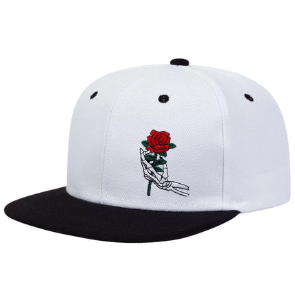 Unisex Skeleton Fingers Embroidery Hip-hop Hats Spring Autumn Outdoor Adjustable Casual Baseball Caps Sunscreen Hat