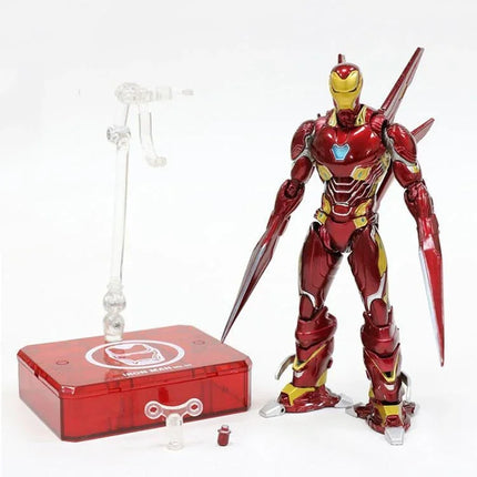 Iron Man MK50 Marvel SHFiguarts Marvel Legend Nano Metal KAIYODO YAMAGUCHI Tony Stark Action Figure Model Toys Collection Gift