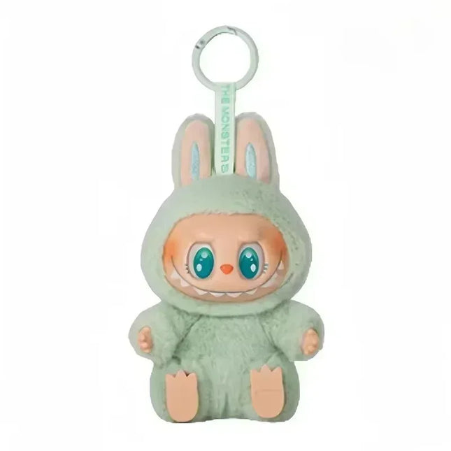 Sitting Party 2.0 Series Macaron Vinyl Face Pendant Doll Room Decor Keychain Collection Model Children Toys Gift