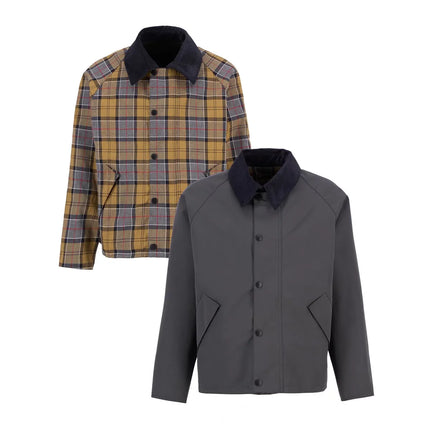 B@r Transporter OS Classic Plaid Men's And Women's Waxless Jacket Short On Both Sides