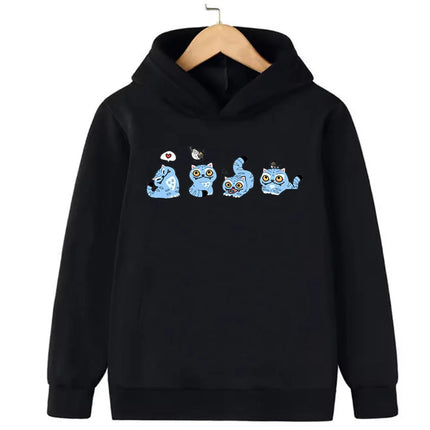 Halloween KPop Demon Hunters Hoodies Children Clothes Kid Girl Boy Cartoon Sweatshirt Hoody Baby Casual Top Streetwear