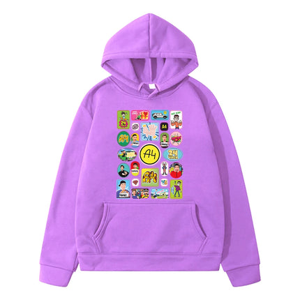 Merch A4 Lamb anime hoodie Autumn Sweatshirt y2k sudadera Влад a4 Бумага with hood Jacket boy Fleece pullover kids clothes girls