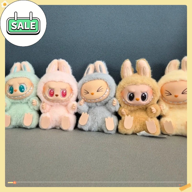 Cute 1abb Sit Party Series Surprise Blind Box Plush Vinyl Doll Replica Toy Keychain Collection Decoration Birthday Gift