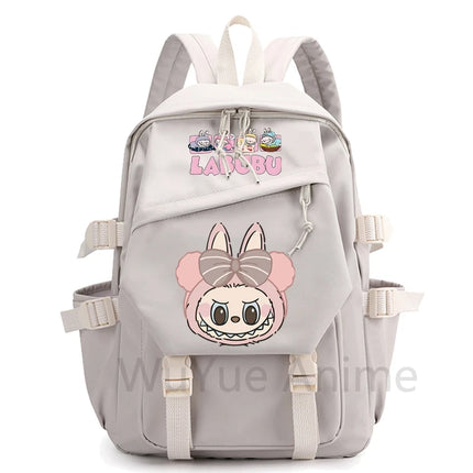 Cartoon Printed Backpack Lightweight Bookbag Student Children Waterproof Schoolbag Large Capacity Bagpack Women Travel Bag Gift