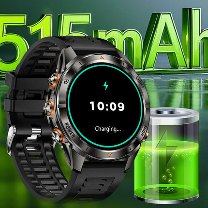 SENBONO KT80 Men's Smart Watch New 1.46'' HD OLED Large Screen 515mAh Battery Long Standby Dial Answer Call Sport Features IP68