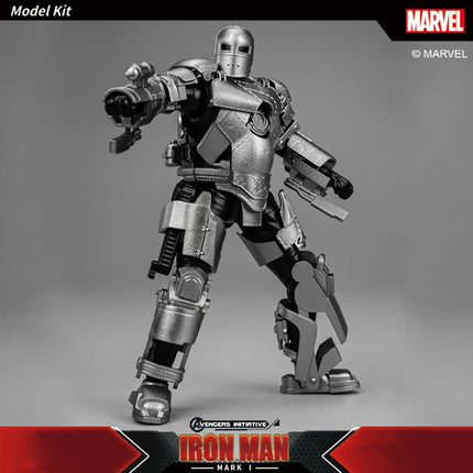 Marvel Iron Man MK1 Fondjoy Assemble Toy First Generation Iron Man ABS Material 1/12  Action Figures Toy Birthday Gifts For Boys