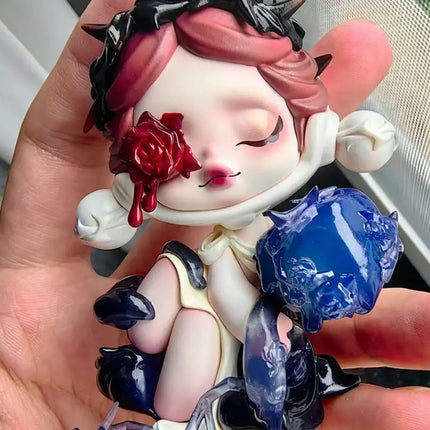 Blind Box Skullpanda Valentine'S Day Handmade Elevator China Edition Red Pink Black Birthday Gift Decoration Handmade Model Gift
