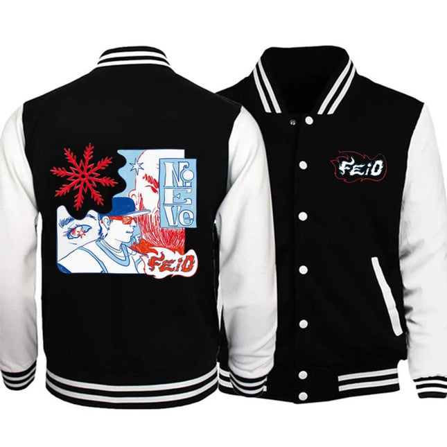 Feid Ferrxxo Calipsis Nitro Monster Baseball Uniform Ferxxocalipsis Coat Ferxxo No Le Temas A La Fashion Jacket Men's Hoodie