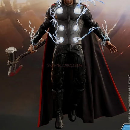 Hot Original Hot Toys God of Thunder Action Figure Avengers Infinity War Thor Odinson Statue HT MMS474 Model Collection Toy Gift