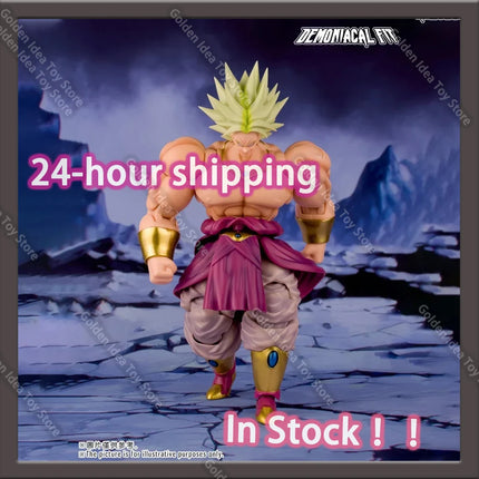 In Stock Demoniacal Fit Dragon Ball Broly Action Figure Legendary Berserker Broly Cosmic Shock Broli Figure Statue Dbz Toy Gifts