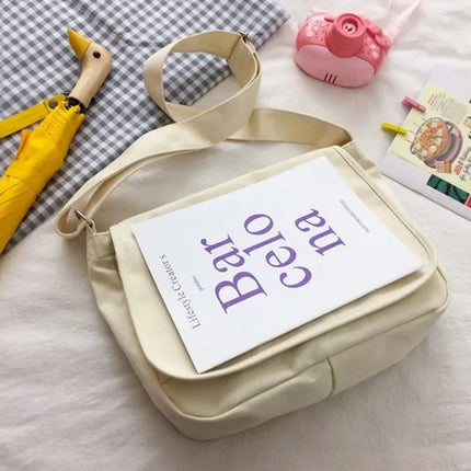 Disney Stitch Canvas Postman Bag for Men Women Anime High-capacity Shoulder Bag Students Portable Fashion Crossbody Pouch Gifts