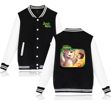 The Jungle Book Baseball Jacket Men Women Hip Hop Harajuku Jackets Streetwear Kids Boys Girls College Coats