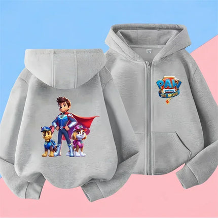 2025 Disney Minnie Mouse Girl Cartoons Kawaii Girl Clothes zipper Hoodie Boy Children Top Caricature Fashion Disneyland Trip