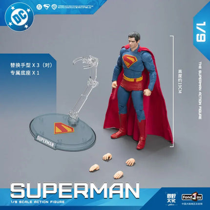 Fondjoy Toys 2025 Superman Figurine Movie Superman 19cm 1/9 Action Figure DC Multiverse Model Doll Original Model Ornament Gifts