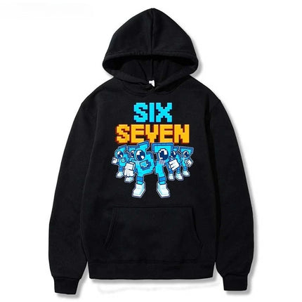 Bruh 67 Six Seven Funny Brainrot Meme Children's Hoodie Boys Girl Hooded Pullover Hiphop Streetwear Soft Casual Warm Sweatshirt
