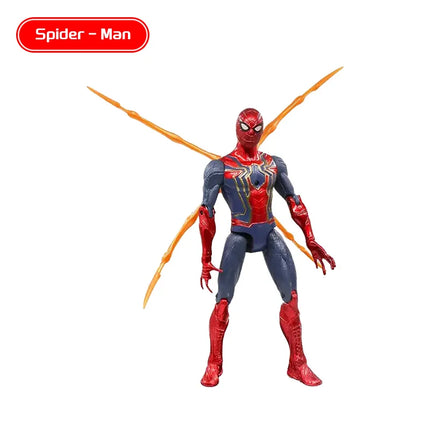 Avengers Hero Hulk Loki Spider Man Captain Marvel Thanos Action Figures Deadpool Iron Man Model Dolls Children Toy Birthday Gift