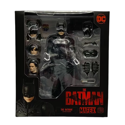 DC Toys The Batman MAFEX Robert Pattinson Movie Version Figurine 6 inches Justice League Batman Action Figrues Kids Toys