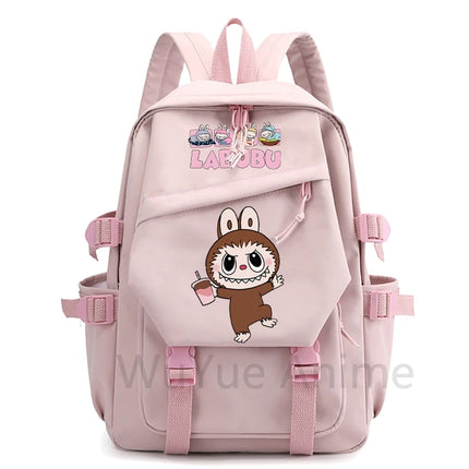Cartoon Printed Backpack Lightweight Bookbag Student Children Waterproof Schoolbag Large Capacity Bagpack Women Travel Bag Gift