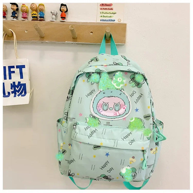 miniso  Boys and Girls Backpack baby Handbag Cartoon Shoulder Bag miniso for 12 labu Cute Children Kindergarten Schoolbag
