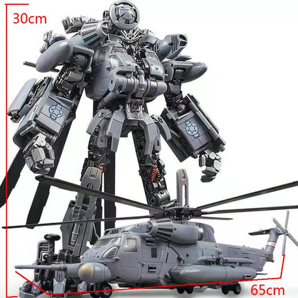 Black Apple Blackout Robot M05 Transformation Toys Vertigo Helicopter Model M-05 Hide Shadow Deformation Action Figure