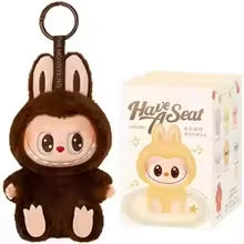 For Labubu Monster Exquisite Collection Series Blind Box Teddy Fluffy Toy Animated Character Face Doll Mystery Surprise Present