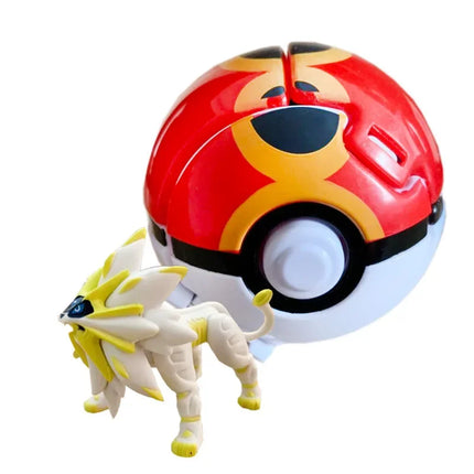 Pokemon Elf Ball Pokeball Anime Figure Cartoons Pikachu Charizard Piplup Kyogre Pocket Monster Pet Anime Action Model Toy Gifts