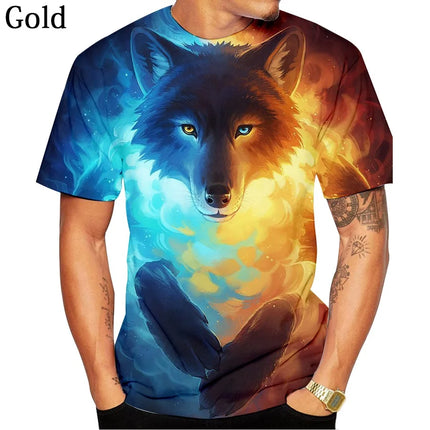 Women's/Men's Casual T Shirt Newest Fashion 3D Printed Animal Cute Fox T Shirt Breathable Soft and Comfortable T-shirt