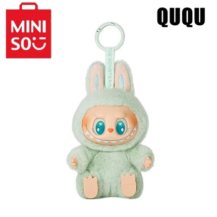 Miniso Anime FigureV2 Blind Box Have A Seat Series Pendant Flocking Model Toy Kawaii Monster Replica Keychain Toy Christmas Gift