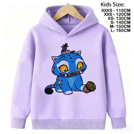 KPop Demon Hunters Hoodies Teenage Girls Boys Rumi KPop Demon Hunters Hoody Autumn Casual Long Sleeve Children Clothing