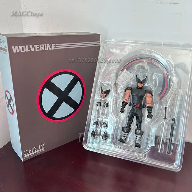 Mezco Deadpool Wolverine Figure X-Mem Action Figures Wolverine Deadpool Super Hero Series Joints Movable Model Toys Collection