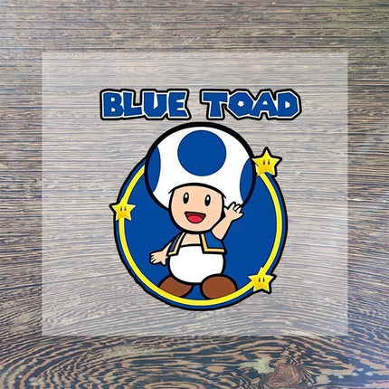 Super Mario Heat Transfer Stickers Cartoon Cute Iron on Patch Decals Clothes Sticker T-shirts Hoodie Clothing Hats DIY Applique