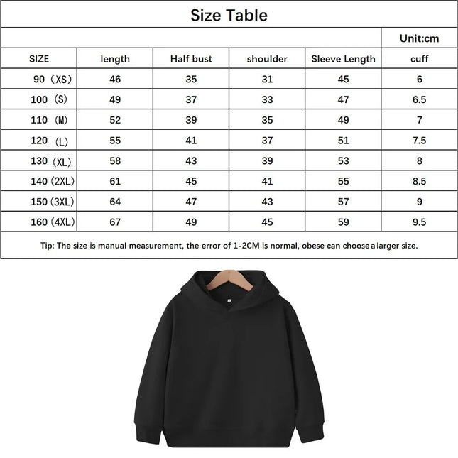 Anime Kpop Demon Hunter Saja Boys Children-Hoodie Harajuku Hip Hop Pullover Tops Sweatshirt Gift