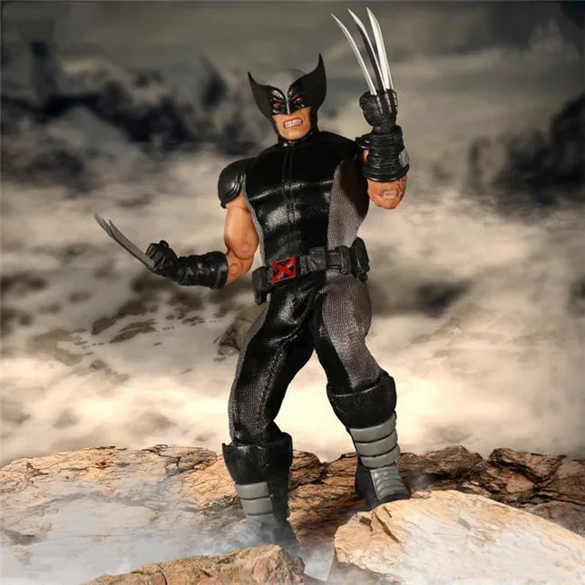 1:12 Marvel Mezco Cloth Gown Wolverine 6 Inches Marvel 2 Generation Wolf Uncle Anime Figurine Model Toy Decor Children Gift