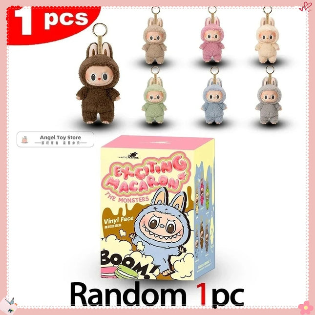 For Labubu V3 V2 Monsters Big Into Energy Series Vinyl Pendant Blind Box Figurine Tabletop Ornament Kawaii Doll Birthday Gifts