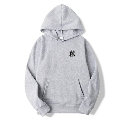 Men's and Women's Casual Fashion Trend Fleece Hooded Hoodies Spring Fall Outdoor Sweatshirt Popular Font Print Pullovers Coat