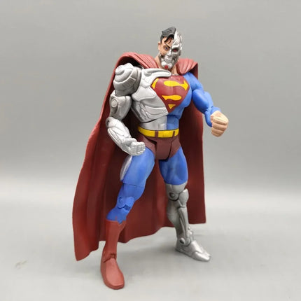 Superman 18cm Action Figure Doll Toys Model Garage Kit Cyber Superman McFarlan Toys Dark Knight Superman