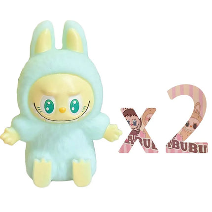Glowing Night Light labufufu - Cute Glowing Anime Bedside Lamp, Kids Room Decor Mood Lighting，Children's Gift