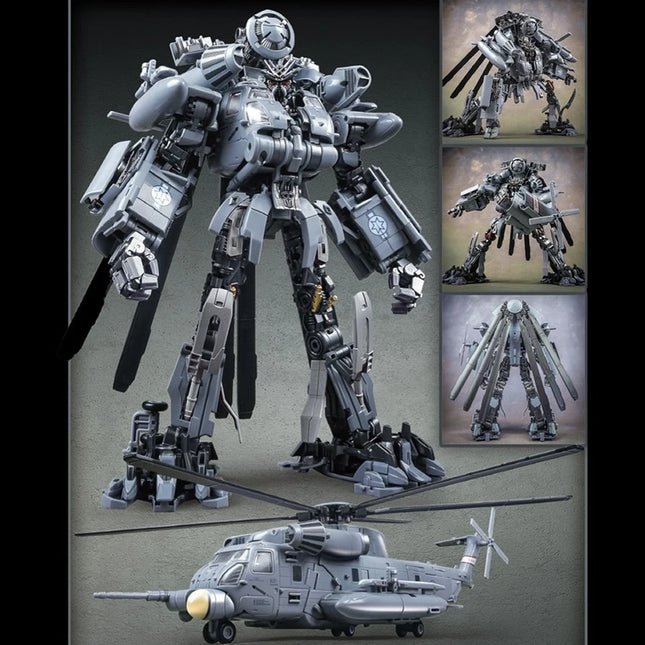 Black Apple Blackout Robot M05 Transformation Toys Vertigo Helicopter Model M-05 Hide Shadow Deformation Action Figure