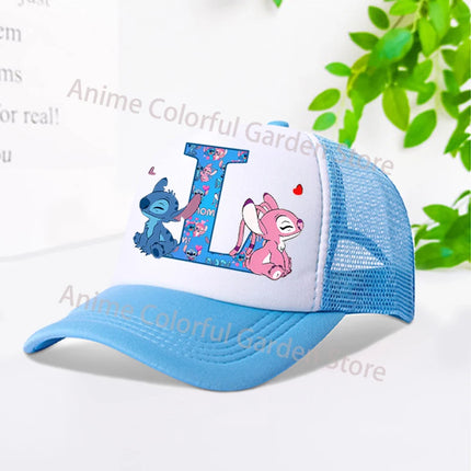 Disney Stitch Parent-child Baseball Cap Anime Cartoon Fashion Peaked Cap Men Women Kids Summer Sunscreen Shading Hat mesh Hats