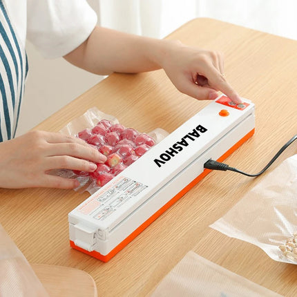 Food Vacuum Sealer Sealing Film Small Packaging Machine Household Heat Sealer Plastic Bag Packer Sealer Home Kitchen EU Plug
