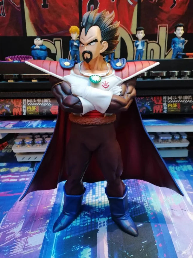 Dragon Ball Z Saiyan King Vegeta Vegetaiii Cloak Series Bulma Anime Standing Figure Figurine Model Statue Ornament Kid Xmas Gift