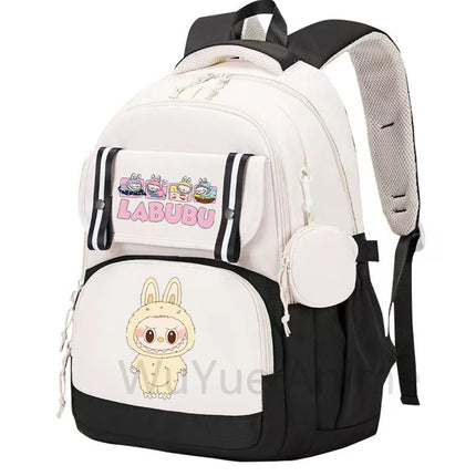 Cute Printed Backpack Teenager Student Girl Boy Knapsack Large Capacity Waterproof Casual Bag Coin Purse Women Laptop Travel Bag