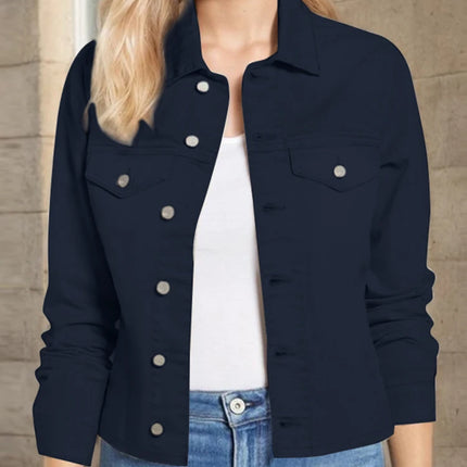 ZANZEA Women Daily Outerwear Long Sleeve Work Wear Casual Solid Color Coats Button Up 2025 Spring Turn-down Collar Thin Jackets